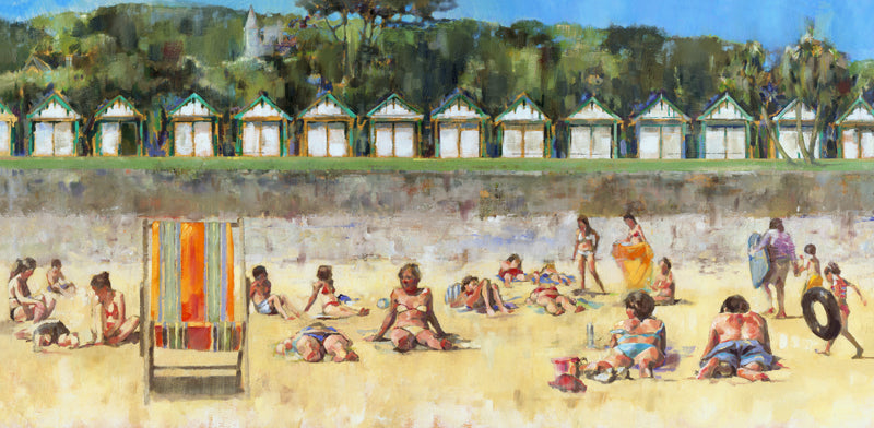 Sunbathers Langland Limited Edition Print