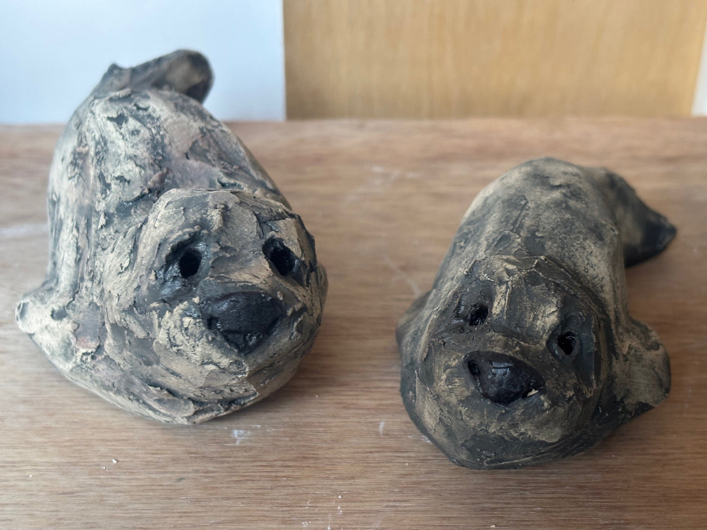 Hand Built Grey Ceramic Seal