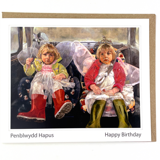 Reluctant Fairies - Happy Birthday Greetings Card