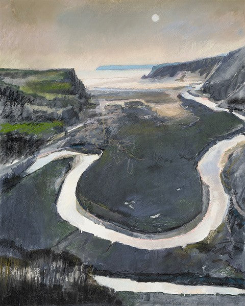 Silver River Three Cliffs Limited Edition Giclee Print